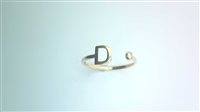 Anello Lux Gioielli Donna Alfabeto in Oro giallo Diamante 0.02 Ct AN3118DDG - AN3118DDG